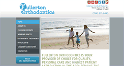 Desktop Screenshot of fullertonfamilyorthodontics.com
